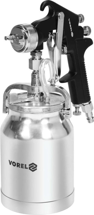 Vorel -spuitpistool-met-vloeistofbeker-hvlp-1000-ml