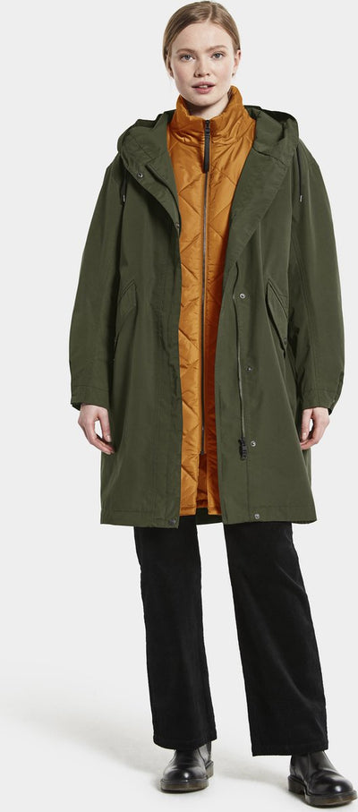 Didriksons gabriella wns parka dames outdoor parka - maat 32 34 xs s
