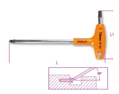 Beta Stiftsleutel 96tbp met kogelkop en handgreep 3.0mm