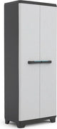 Kis linear opbergkast hoog- 68x173x39 cm - grijs zwart