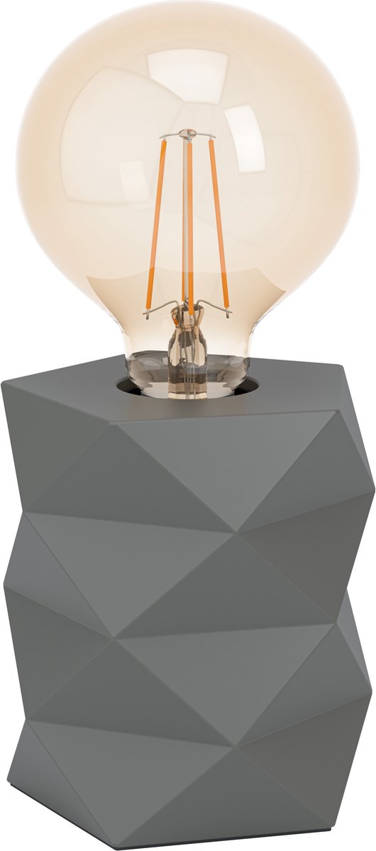 Eglo swarby tafellamp - e27 - 12 cm - grijs