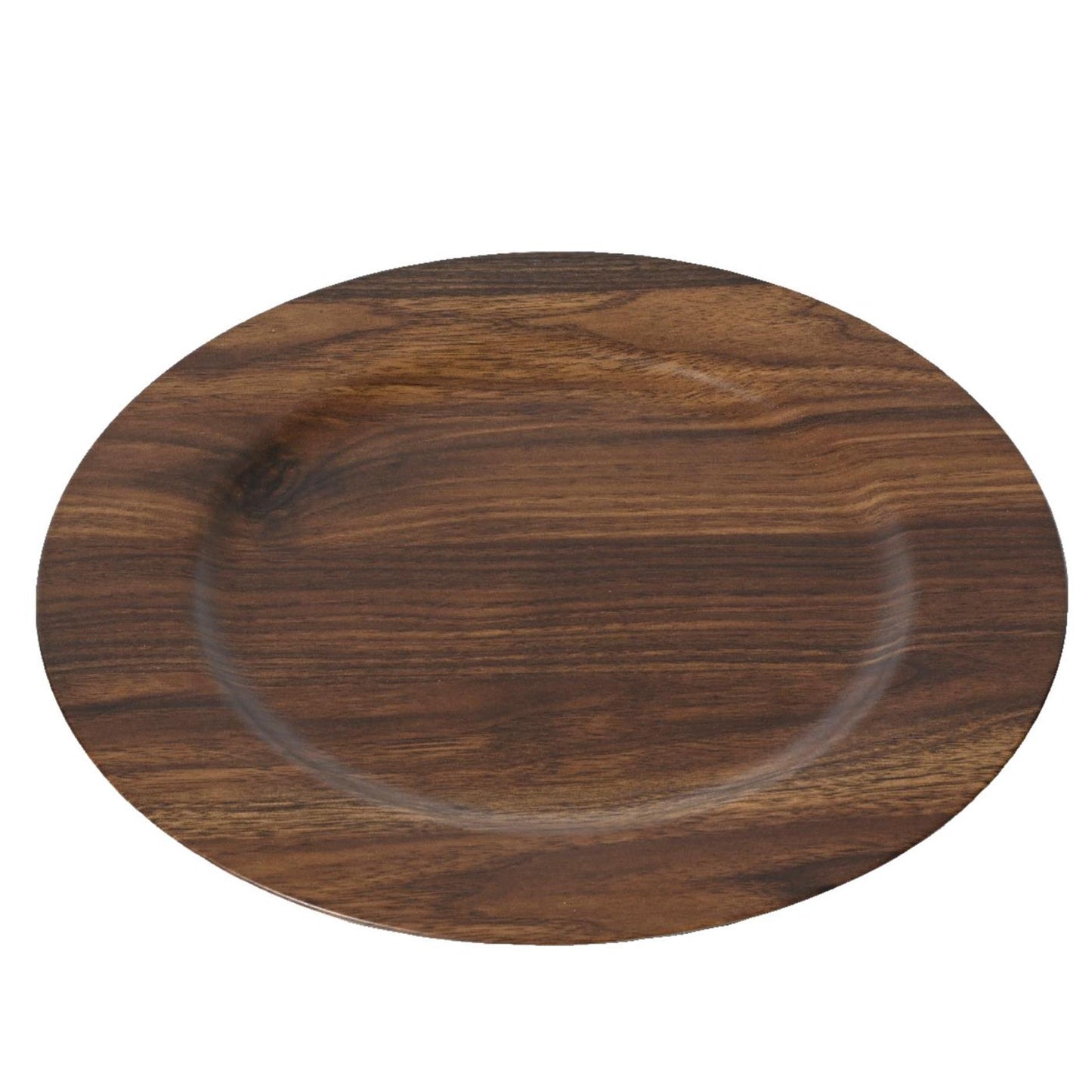 Decoris onderbord bruin ø33xh1,5cm