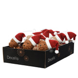 Decoris kersthanger beer polyester 7x6x12cm 3 assorti - afbeelding 2