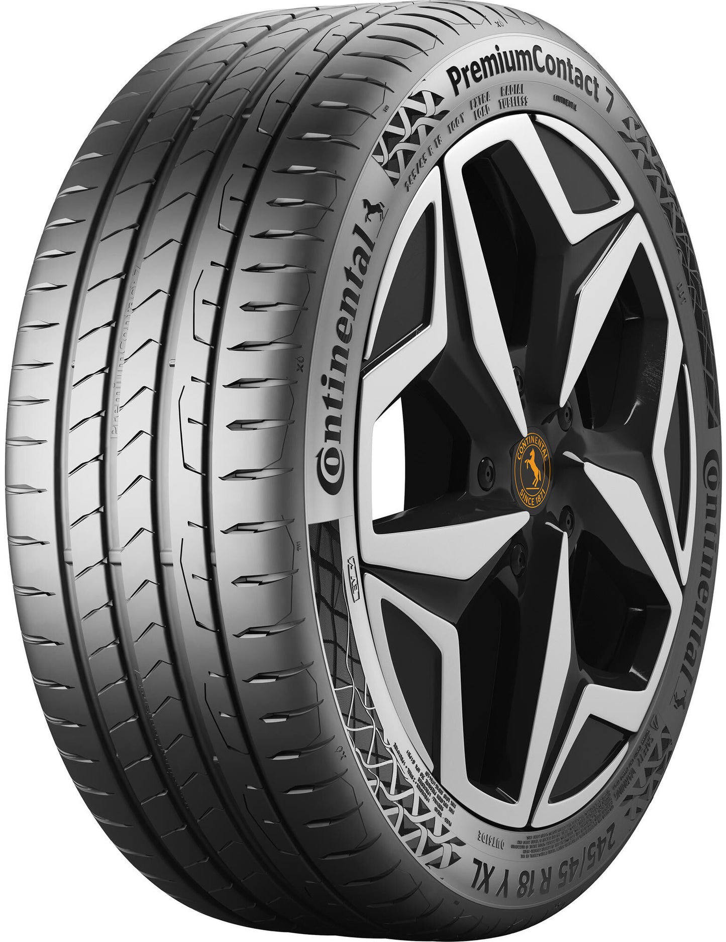 Continental zomerbanden premium contact 7 tires so 245 45r18 100y conti premium contact 7