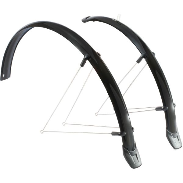 Spatbordset Eurofender Rapido 26 x 51 mm - zwart