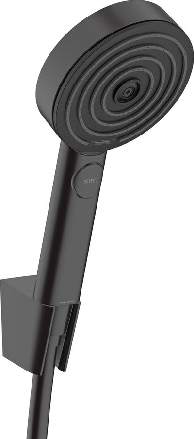 Hansgrohe pulsify select s - set van douchekop, houder en slang, 3 straalsoorten, ecosmart, matzwart 24306670