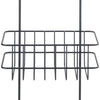 Wenko doucherek revigo 3-laags zwart staal 19x57cm - zonder boren - doucherekje hangend - douchemand - douchecaddy ophangbaar