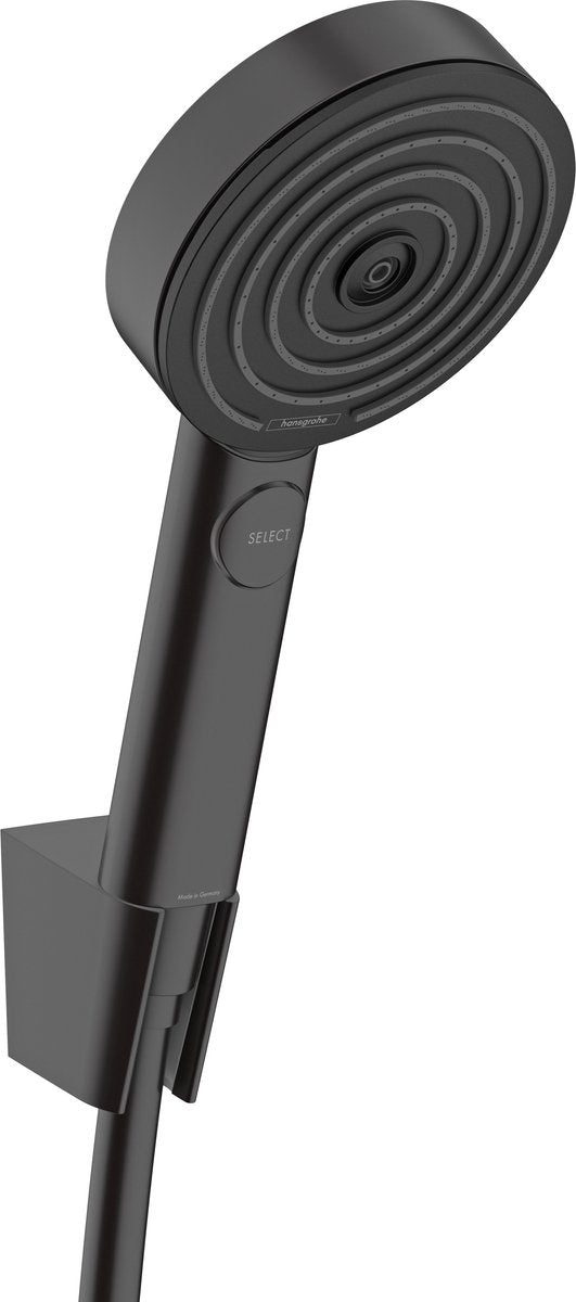 Hansgrohe pulsify select s - set van douchekop, houder en slang, 3 straalsoorten, ecosmart, matzwart 24305670