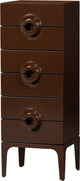 Woood merge ladekast 6 lades - hout - bruin rood - 120x44x45 cm
