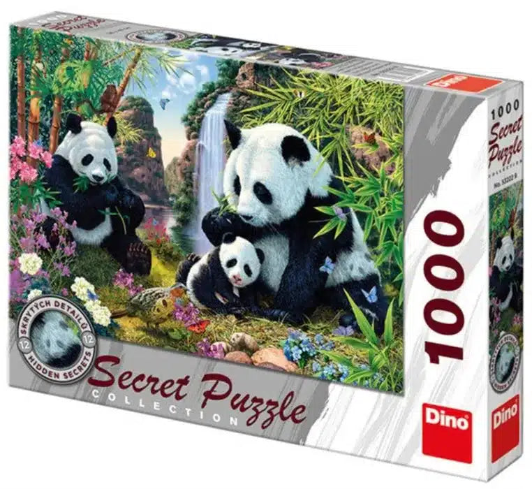 puzzel panda apos;s met verborgen geheimen 1000 stukjes