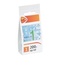 Postzegels op rol tarief 1 tot 20 gram