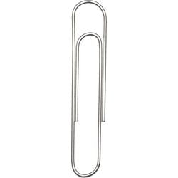 Paperclips office depot 50mm zilver