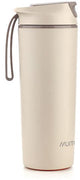 Muitomas never fall down waterfles - anti-val zuignapsysteem - antislipgreep - thermische constructie - 450ml - wit