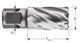 Rotec kernboor hss-xe silver-line 40.0mm sl30