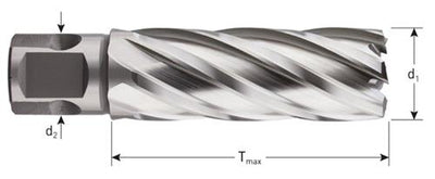 Rotec kernboor hss-xe silver-line 22.0mm sl55