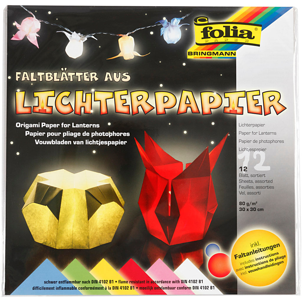 Creativ company http: www.cchobby.nl lantaarnpapier-vel-30x30-cm-80-gr-standaardkleuren-12-vel-1-doos