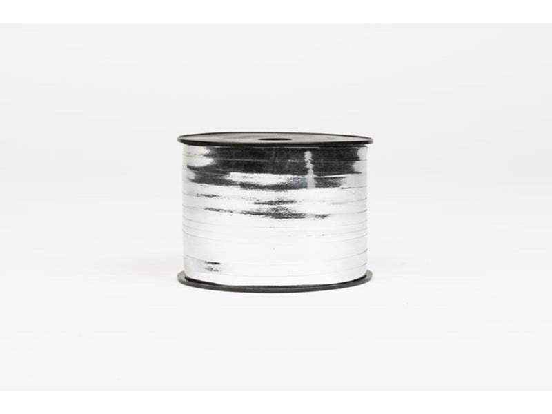 Globos krullint 250mx5mm metallic zilver