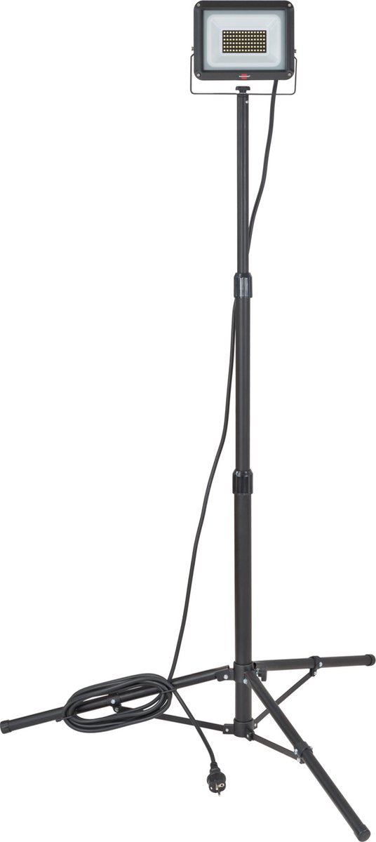 Brennenstuhl led bouwlamp jaro 7060 t op statief (50w, 5800lm, 6500k, ip65, led werklamp met statief en 5m kabel)