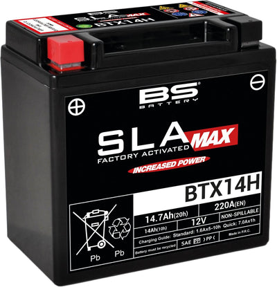 Bs-battery batterie btx14h battery btx14h bs sla-max