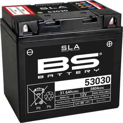 Bs-battery batterie 53030 battery 53030 bs sla