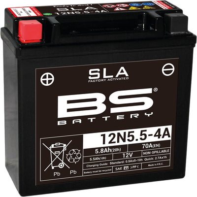 Bs-battery batterie 12n5,5-4a 4b 12n5,5-4a battery 12n5.5-4a 4b bs sla