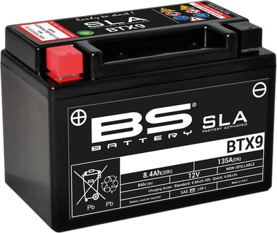 Bs-battery batterie btx9 btx9-bs btx9 battery bs sla
