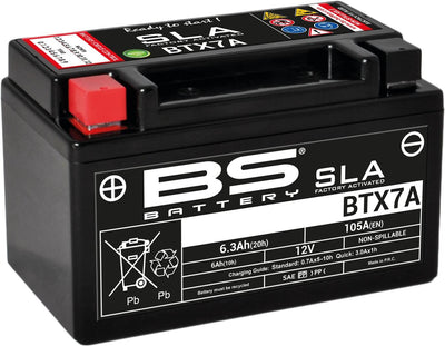 Bs-battery batterie btx7a btx7a-bs btx7a battery bs sla