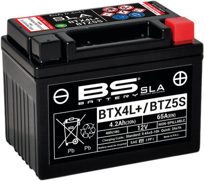 Bs-battery batterie btx4l+ btz5s battery btx4l+ btz5s 4ah bs sla