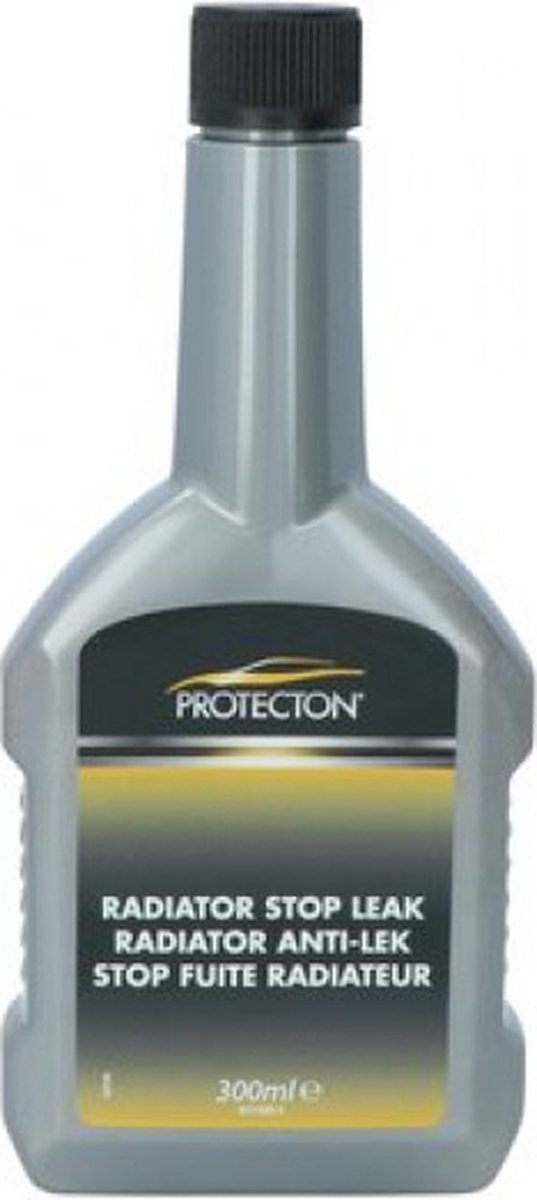 Protecton radiator anti-lek - repareert en beschermt het koelvloeistofsysteem - snelle effectieve oplossing bij koelvloeistoflekkages - dicht blijvend af - onschadelijk voor rubber slangen pakkingen - 300ml