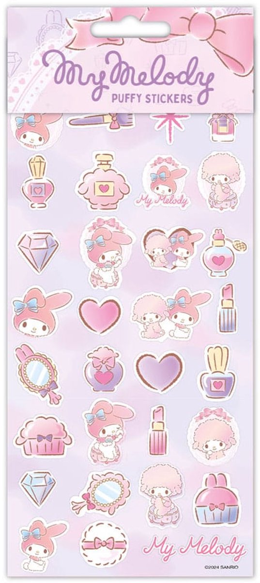 Blue sky studios sanrio sticker set my melody stationery