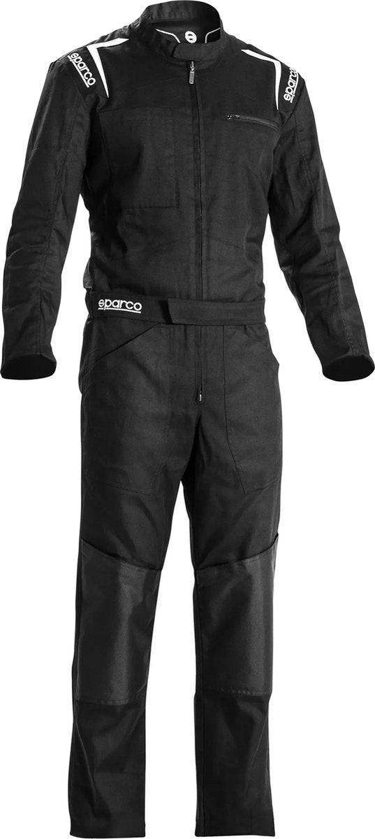 Sparco ms-4 - monteursoverall overall - zwart grijs blauw rood — xl