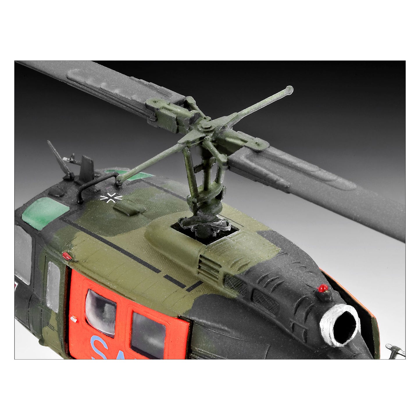 Revell modelbouwpakket militaire voertuigen - 04444 bell uh-1d - sar plastic - 1:72 - modelbouw