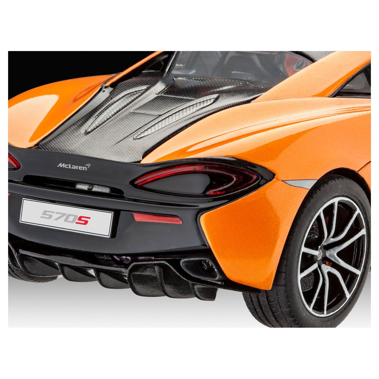 Revell modelbouwpakket auto - 07051 mclaren 570s - britse sportauto plastic - 1:24 - modelbouw