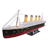 Revell 3d puzzel bouwpakket - rms titanic led edition 266st. - afbeelding 3