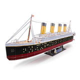 Revell 3d puzzel bouwpakket - rms titanic led edition 266st. - afbeelding 4