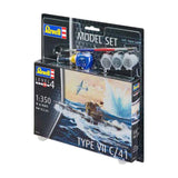 Revell modelbouwpakket - german submarine type vii c 41 1:350 - 35dlg. - incl. basiskleuren verf - afbeelding 3