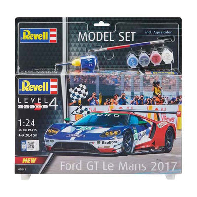 Revell modelbouwpakket auto - 67041 ford gt le mans 2017 - model set plastic - 1:24 - modelbouw