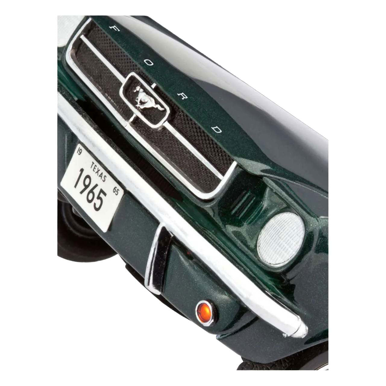Revell modelbouwpakket - 1965 ford mustang 2+2 fastback 1:24 - 82dlg. - incl. basiskleuren verf