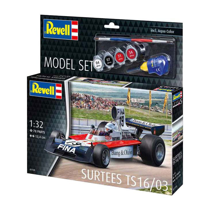 Revell modelbouwpakket - surtees ts16 03 formule 1 1:32 - 78dlg. - incl. basiskleuren verf
