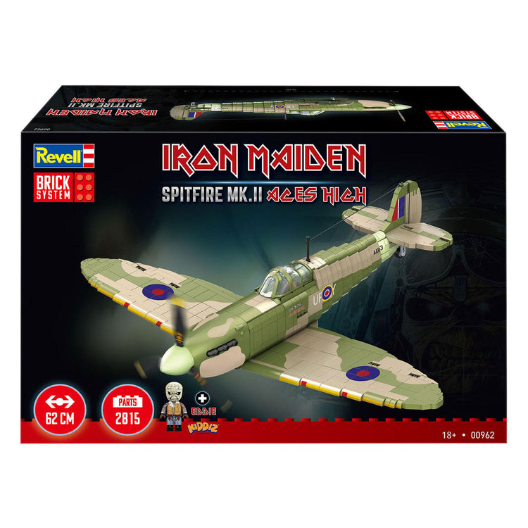 Revell brick system bouwblokjes iron maiden spitfire mk.ii aces high 1:18 - 2802dlg.