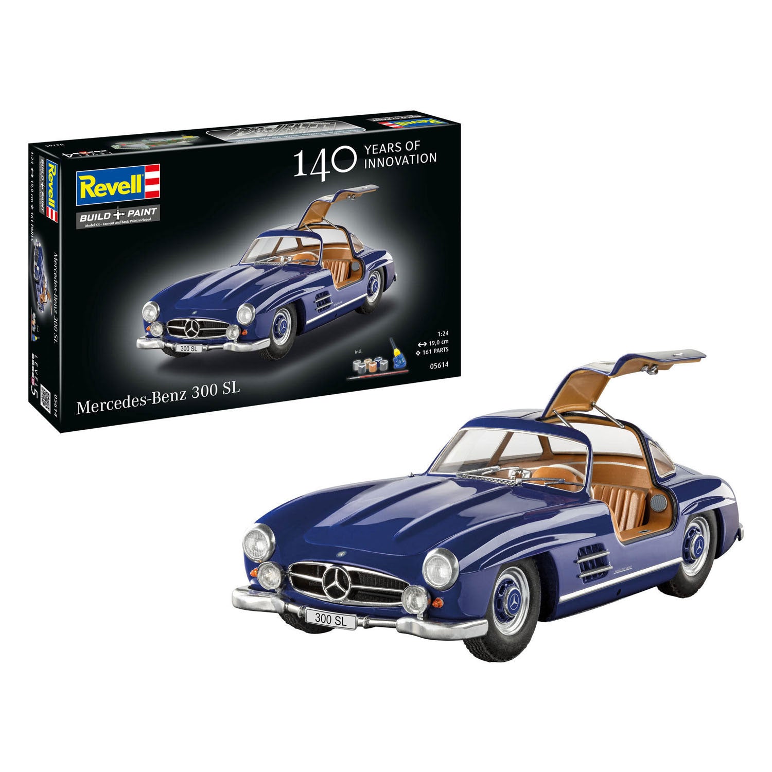 Revell modelbouwpakket geschenkset mercedes-benz 300 1:24 - 161dlg.