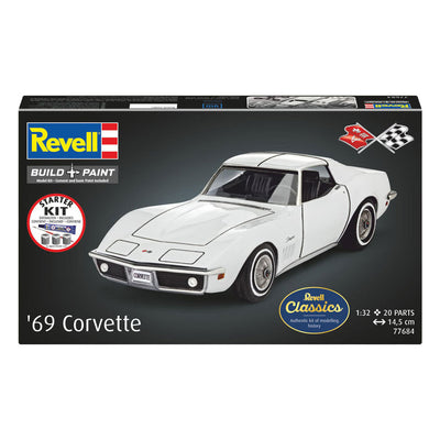 Revell modelbouwpakket starter kit corvette c3 1:32 - 20dlg.