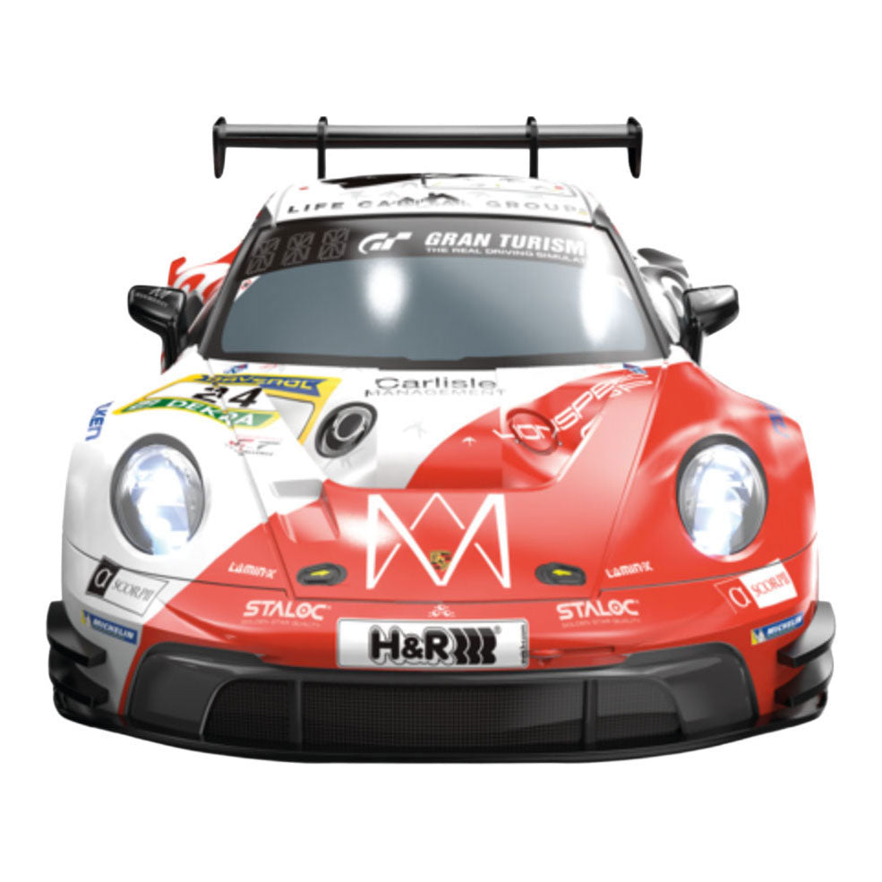 Carrera rc 2,4ghz porsche 911 gt3 r lionspeed gp, no.24 - 1:16