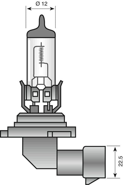 Spahn koplamp gloeilamp headlight bulb 12v 51w hb4 p22d
