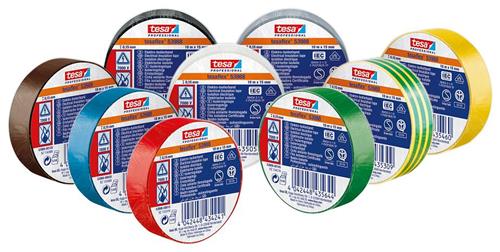 Tesa isolatietape blauw 15mm 10mtr | 10 stuks