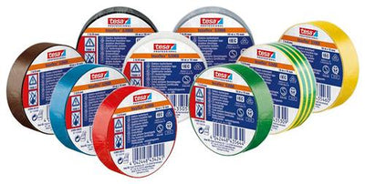 Tesa isolatietape blauw 15mm 10mtr | 10 stuks
