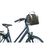 Basil Bohème City Bag - elegante groene hand-, schouder- en stuurtas voor dames, geschikt voor elektrische fietsen en stadsfietsen - zwart