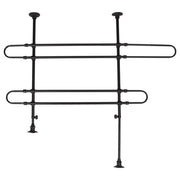 FLAMINGO FLAMINGO Autohondenrek Sima 2 stangen en 2 bevestigingsopties zwart - afbeelding 1