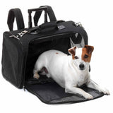 FLAMINGO FLAMINGO Huisdierendraagtas Trolley Norton 54x25,5x36,5 cm zwart - afbeelding 1