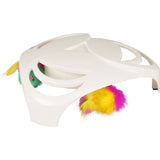 FLAMINGO FLAMINGO Kattenrolspeelgoed Helico 25x25x8 cm wit - afbeelding 1